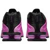Nike Дышащие кроссовки для бега Shox R4 с амортизацией, женские, черные с фиолетовым, AR3565-014