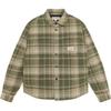 FW24 ТЯЖЕЛО ВЫСТИРАННАЯ КЛЕТЧАТАЯ РУБАШКА logo Унисекс 1110339