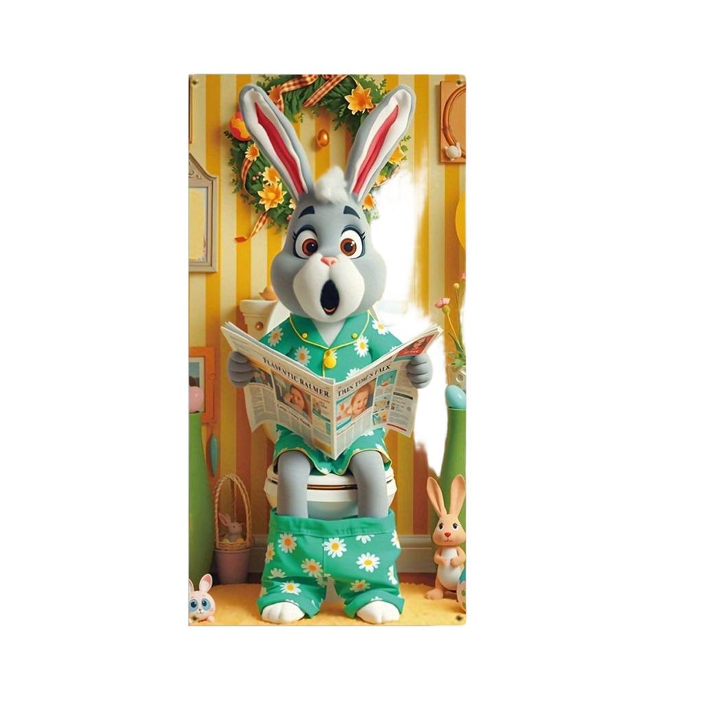 Пасхальный баннер на дверь, пасхальное яйцо, атмосфера на двери, подвесная занавеска, флажная ткань