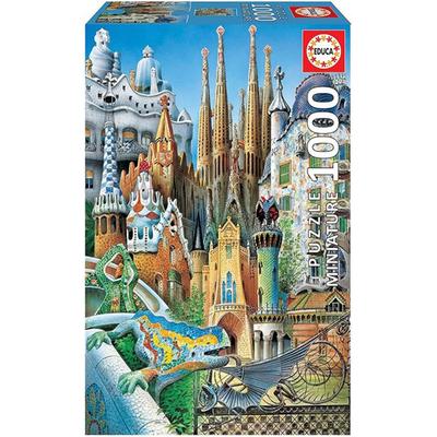 Миниатюрный пазл-коллаж Educa Gaudi 1000 шт.
