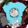 Ho Ho Ho Christmas Short Sleeve Tshirt for Women Christmas Santa Hat Skull Street Style Clothes Women Trendy New Year Tshirt
