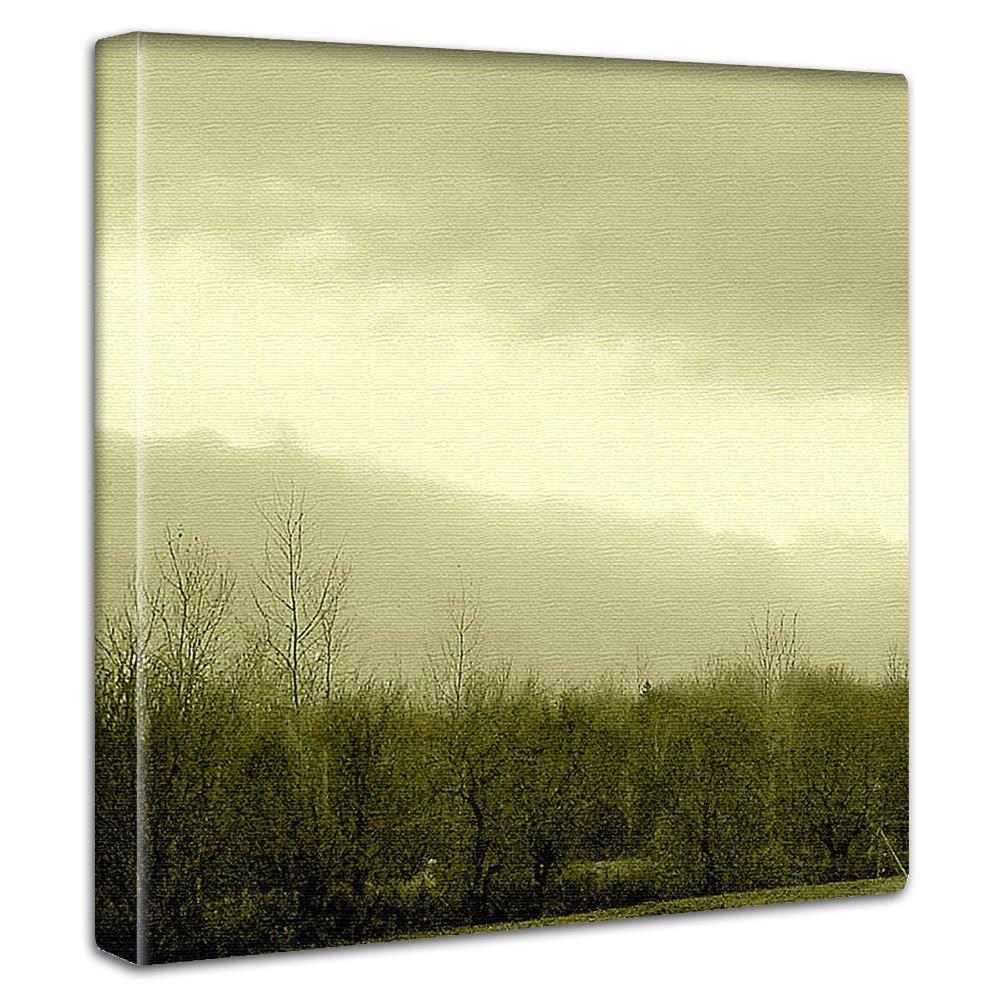 ArtDeli Sepia Landscape Fabric Art Panel, 57 x 57 cm