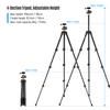 Andoer Q160SA Camera Tripod Complete Tripods with Panoramic Ballhead Bubble Level Adjustable Height
