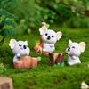 Cute Resin Koala Decoration Adorable Micro Landscape Garden Diy Crystal Ball Accessory