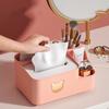 Tissue Storage Box Living Room Desktop Storage Multi-function Storage Box