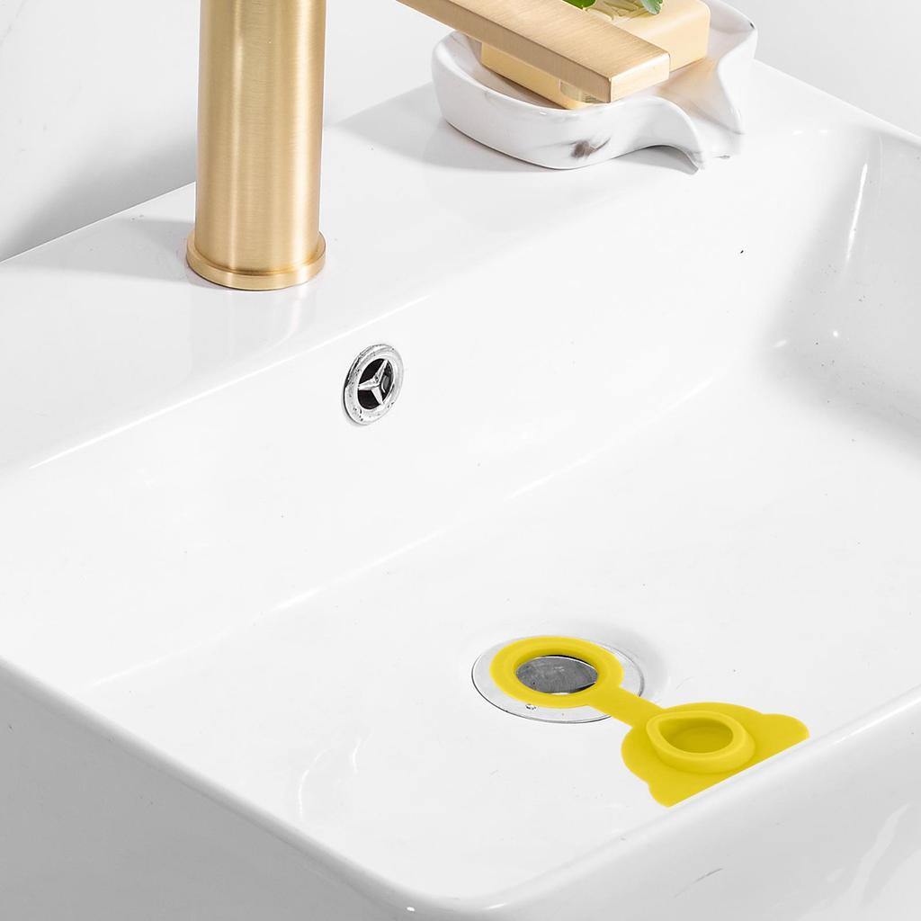 Силиконовая пробка для ванны, 2 шт., в форме медведя, для замены пробки в ванной, герметичная пробка для слива раковины, подходит для детей (мальчиков, девочек).