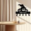 1pc Charming Metal Decorative Hook Combined with Convenient Rack Wonderful Halloween Hook In Terrifying Horror Pumpkin Shape