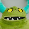 Плюшевая кукла Green Horror Horn, мягкая подушка, мягкая плюшевая игрушка-кукла, декоративная подушка для объятий, подарок на день рождения для любителей аниме