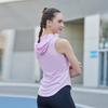 Мужской летний быстросохнущий спортивный жилет с капюшоном - Повседневный, дышащий, в европейском и американском стиле для бега на открытом воздухе и фитнеса