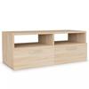 VidaXL TV Stand Engineered Wood 95x35x36 Cm Oak 244868
