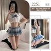 Sexy lingerie uniform seduction senior outfit sexy campus pleated skirt cosplay skirt suit