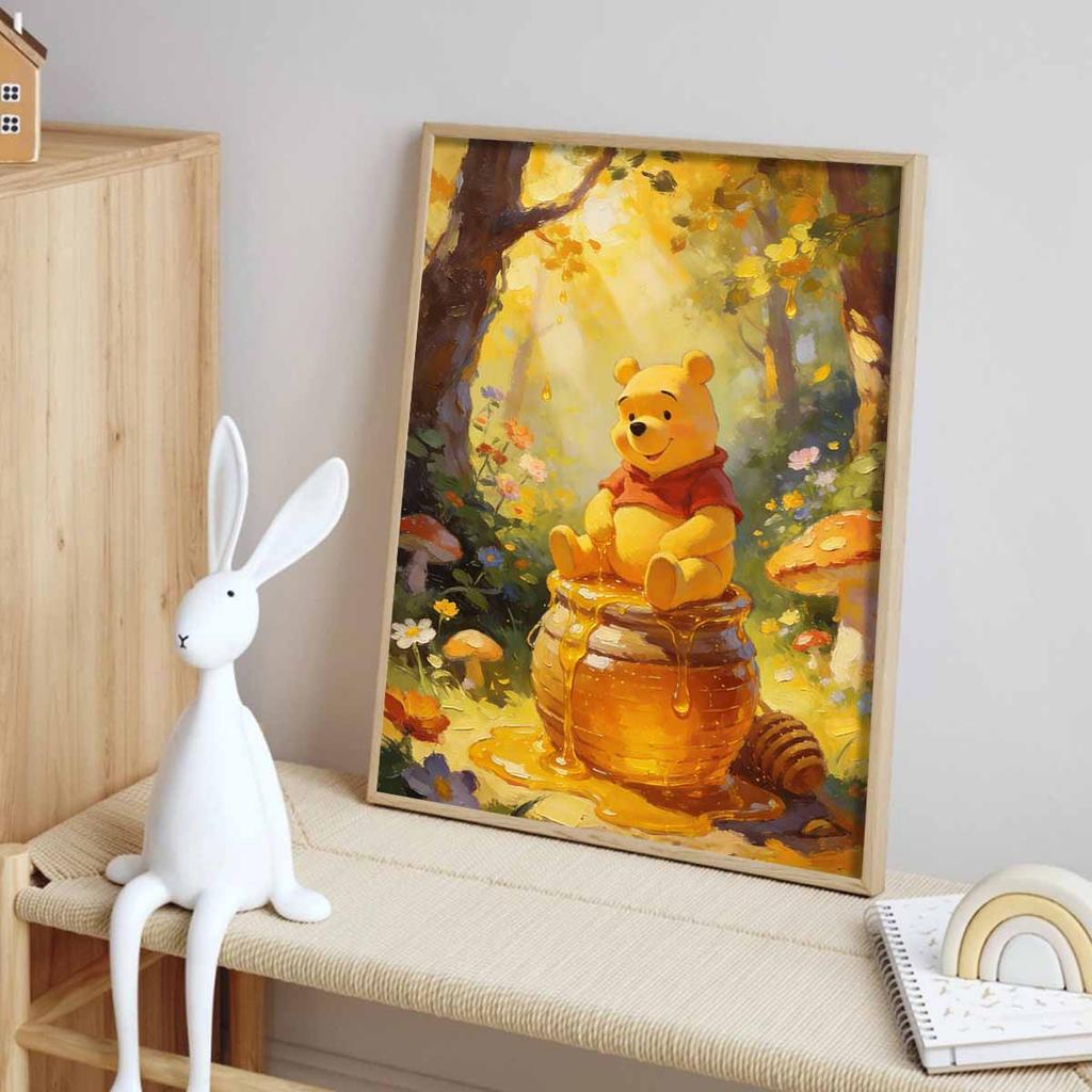 Disney Winnie the Pooh Honey Pot Diamond Painting Art Kit Mosaic Handmade Diy Gift Home Decor
