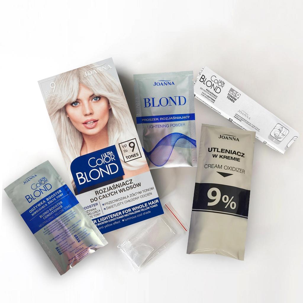 Профессиональный набор для ультраосветления для платинового блонда, 100 мл: Формула эксперта Джоанны для подъема на 9 уровней