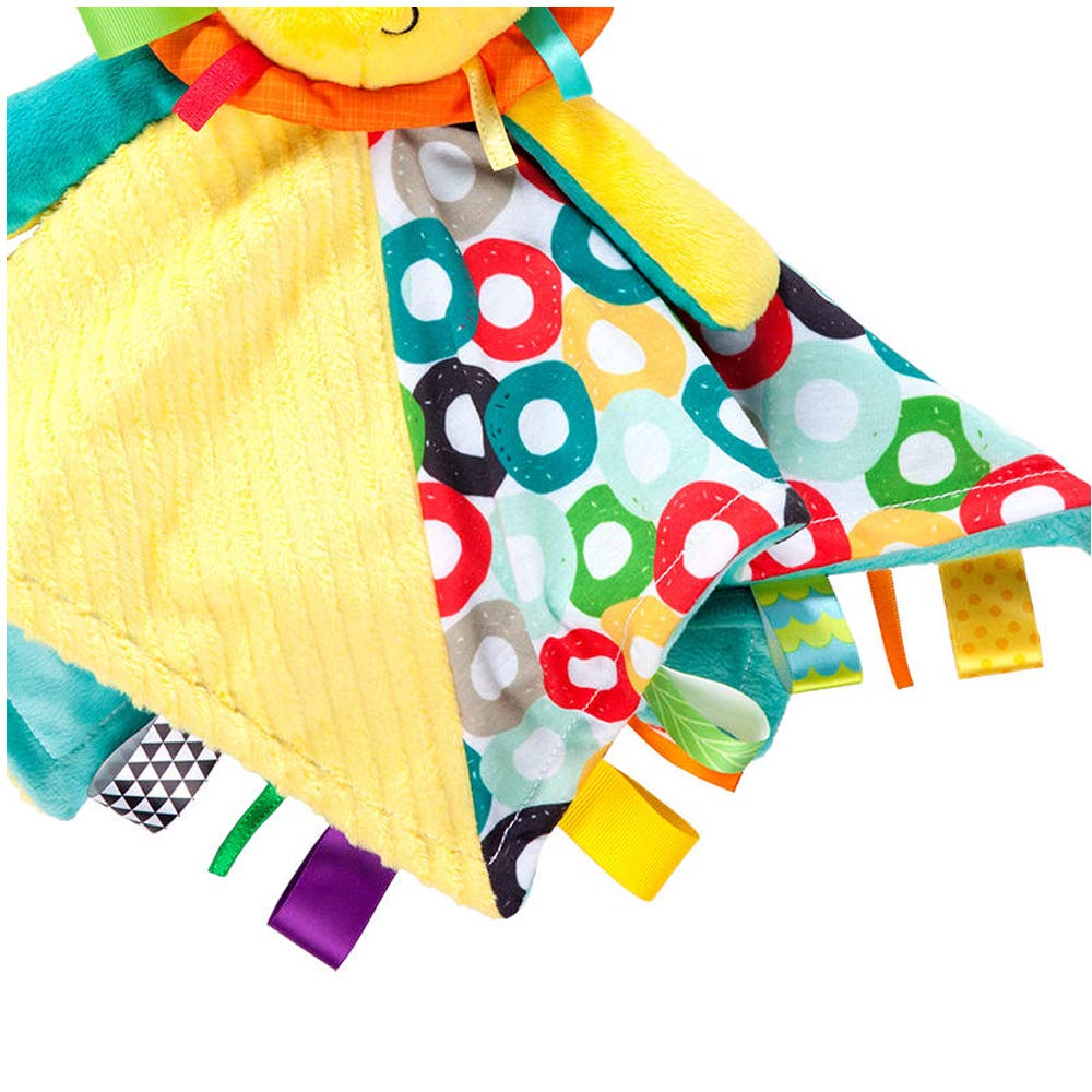 Bright Starts Cuddle Tags Blankey Lion Kids II & (10213-01)