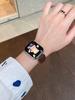 Совместимый ремешок для Apple Watch S10, Ultra, iWatch 9876 поколений и SE - Дизайн «Маленький медвежонок», стиль резинки для волос.