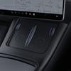 Центральный силиконовый коврик для управления Tesla Model 3 Y Противоскользящая накладка Силиконовая накладка для чашки Беспроводная зарядка Модель 3 Y Аксессуары для интерьера