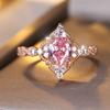 Винтажное обручальное кольцо с каплей воды, фиолетовый кристаллический камень, обручальное кольцо для женщин, кольца с зеленым цирконом, серебряные свадебные украшения, аксессуар