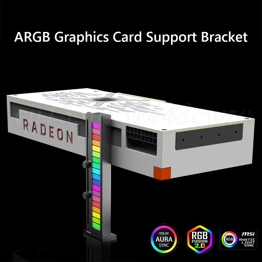 5V 3Pin ARGB Sync компьютерный держатель видеокарты регулируемый держатель графического процессора поддержка графического процессора кронштейн аксессуары для ПК