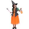 Платье Девочки Хэллоуин Рождество Костюм Ребенок Вечеринка Ведьма Хаг Вестидос