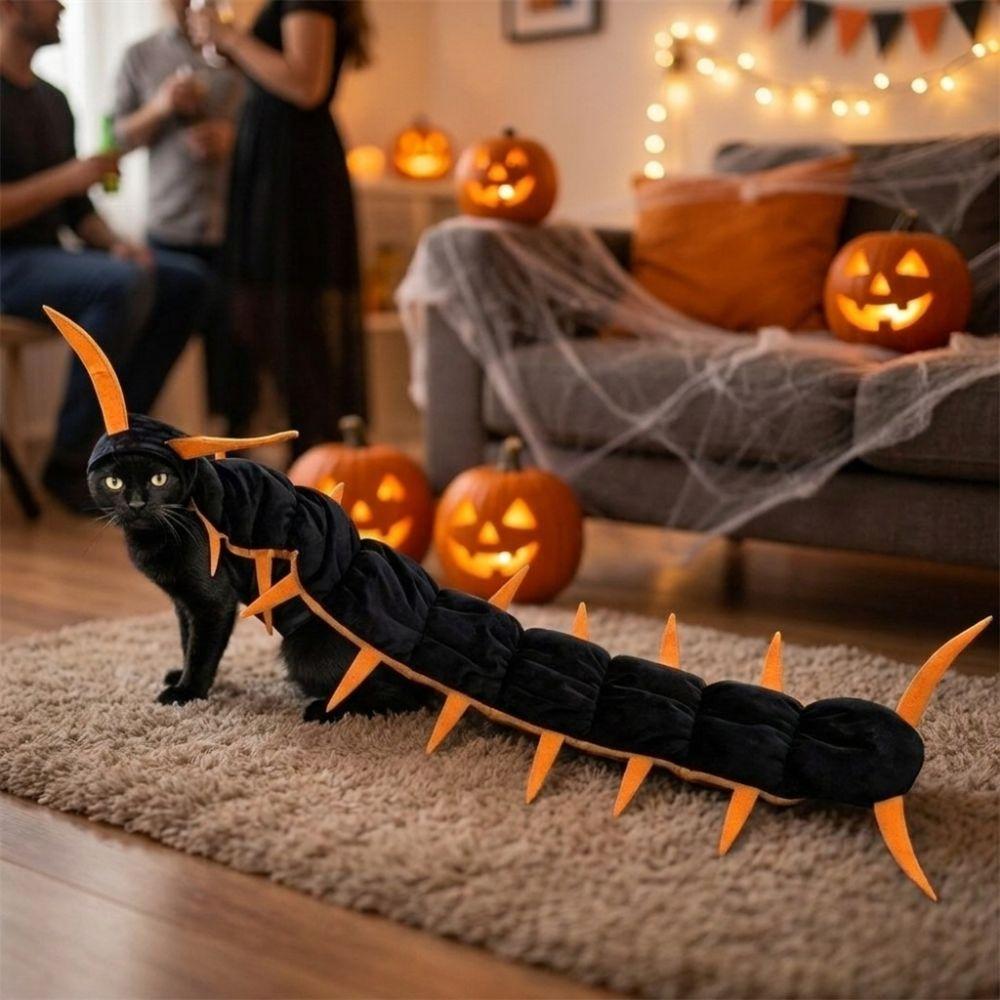 Simulated Centipede Halloween Centipede Cat Costume Pet Transform Cosplay Escape Room