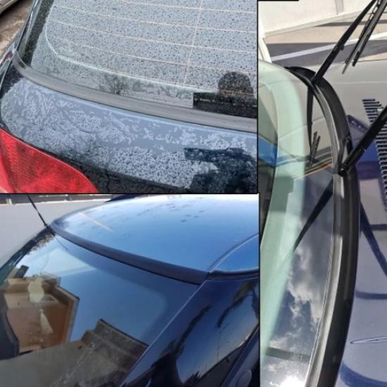 3M/10FT Black Seal Rubber Strip Trim For Car Front Windshield Plastic Panel-Hood