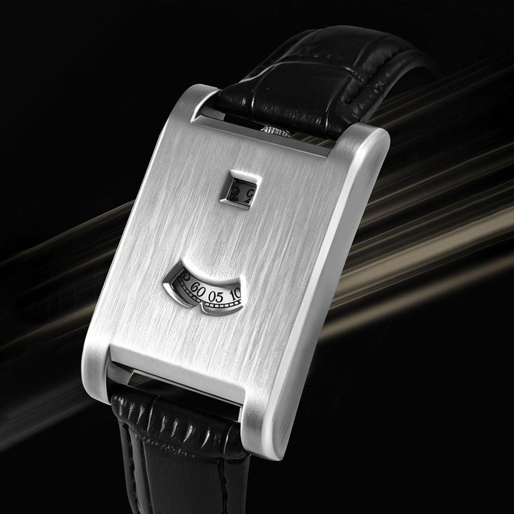 Leather Strap Men's Wristwatch Alloy Case Business Watch New Sports Watch Daily Outfits