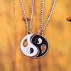 Friend Gifts Zinc Zinc Alloy Lovers Jewelry Chinese Couple Necklaces Pendant Necklaces Choker Clavicle Chains