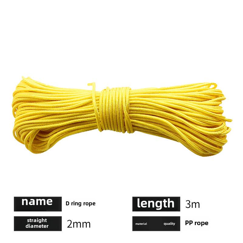 Многоцветный 3-метровый D-образный канат высокой плотности с высокой прочностью на разрыв для лука и стрел для стрельбы из лука