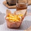 Stainless Steel Frying Basket Oil Separated French Fries Holder  for Canteen Kitchen