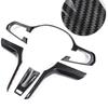 Car Steering Wheel Covers Trim Stickers Decoration For-BMW G30 X3 G01 X4 G02 X5 G05 X6 G06