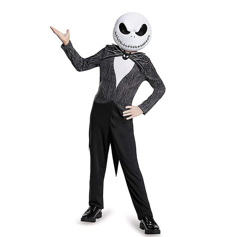 Nightmare Before The Christmas Jack Skellington Cosplay Childern Costume Party
