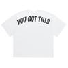 Fashion Gym Summer Sports Fitness Short Sleeve Tshirt Unisex YOU GOT THIS Loose Letter Print Running Training Casual Trendy Tops