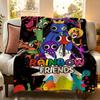 Game Rainbow Friends Throw Flannel Throw Blanket Suitable for Sofa Living Room Bedroom