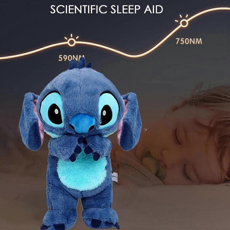 30cm Stitch Breathing Stitch Plush Doll - Sleeping Toys for Kids