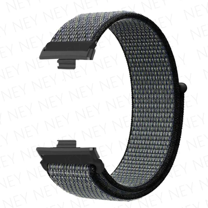 Нейлоновый ремешок-петля для huawei watch fit 3 ремешок смарт-часы браслет дышащий спортивный ремешок браслет correa huawei watch fit 3