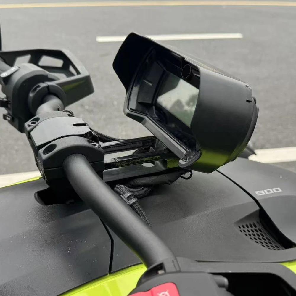 Для Can-Am Ryker 600 900 Rally Edition Sport ACE 2019-2025 Аксессуары для UTV Козырек от солнца Крышка Экран прибора Солнцезащитный козырек Защита