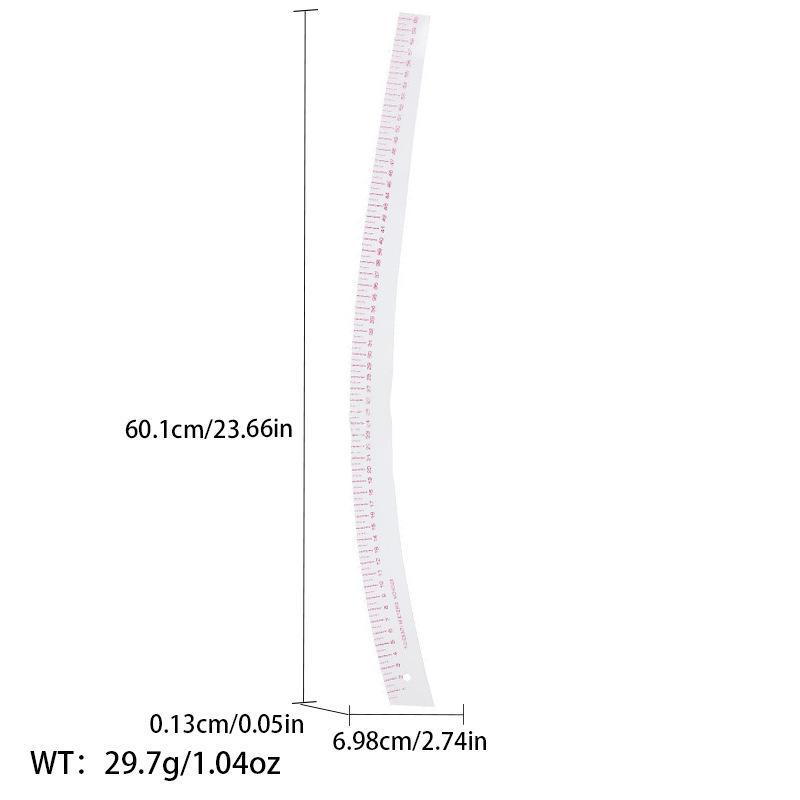 Многофункциональная линейка для создания выкроек одежды: Швейный инструмент для точной резки по кривой