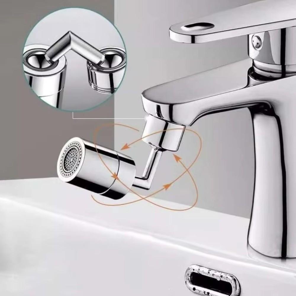 720 Degree Swivel Water Faucet Aerator Splashback Tap Nozzle Adjustable Water Filter Nozzle Bubbler Water Saving