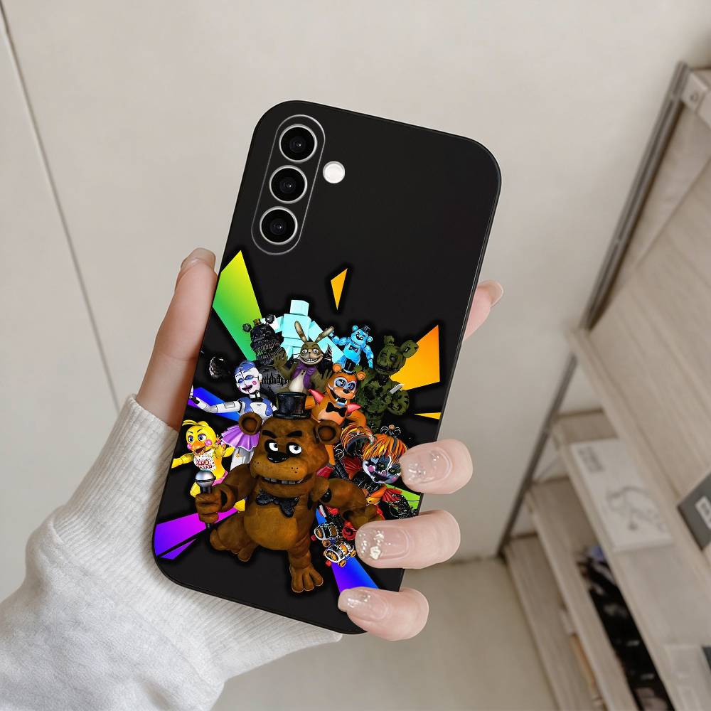 Чехол для телефона Five N-Nights At F-Freddys Fnaf для Samsung Galaxy A73, A72, A71, A70, A53, A52, A51, Другие Мягкий Черный Чехол