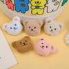 Мультяшная Плюшевая Медвежья Брошь DIY Аксессуар Тканевое Украшение Для Детей и Подростков