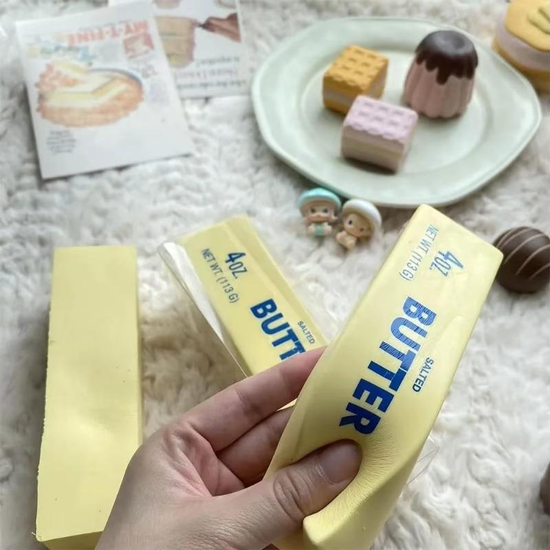 Мягкая игрушка Butter Stick, мягкая игрушка Butter Stick для снятия стресса, мягкая игрушка Butter Stick, ароматизированная сенсорная игрушка с медленным ростом