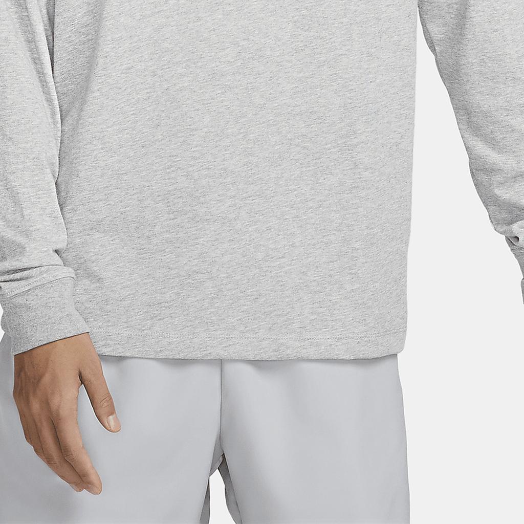 Nike T Shirts Men's Toned Dark Gray Crew Neck Moderate Straight Fit BV7970-063