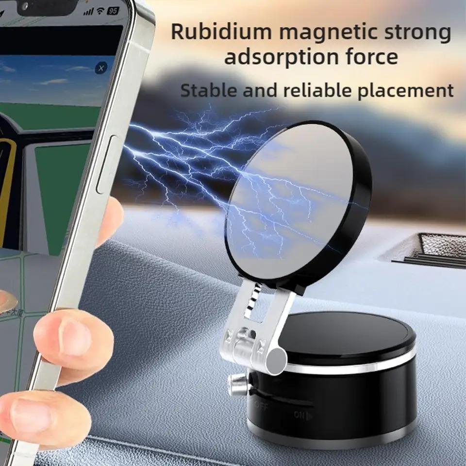 Магнитный держатель для телефона Складной Присоска Многофункциональный Вакуумная адсорбция Крепление для телефона Поддержка в автомобиле для iPhone Samsung Xiaomi