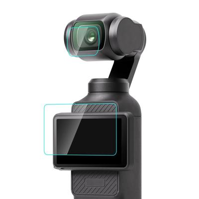 Для DJI OSMO Pocket 3 PULUZ 9H 2.5D HD защитная пленка из закаленного стекла + пленка для экрана (прозрачный)