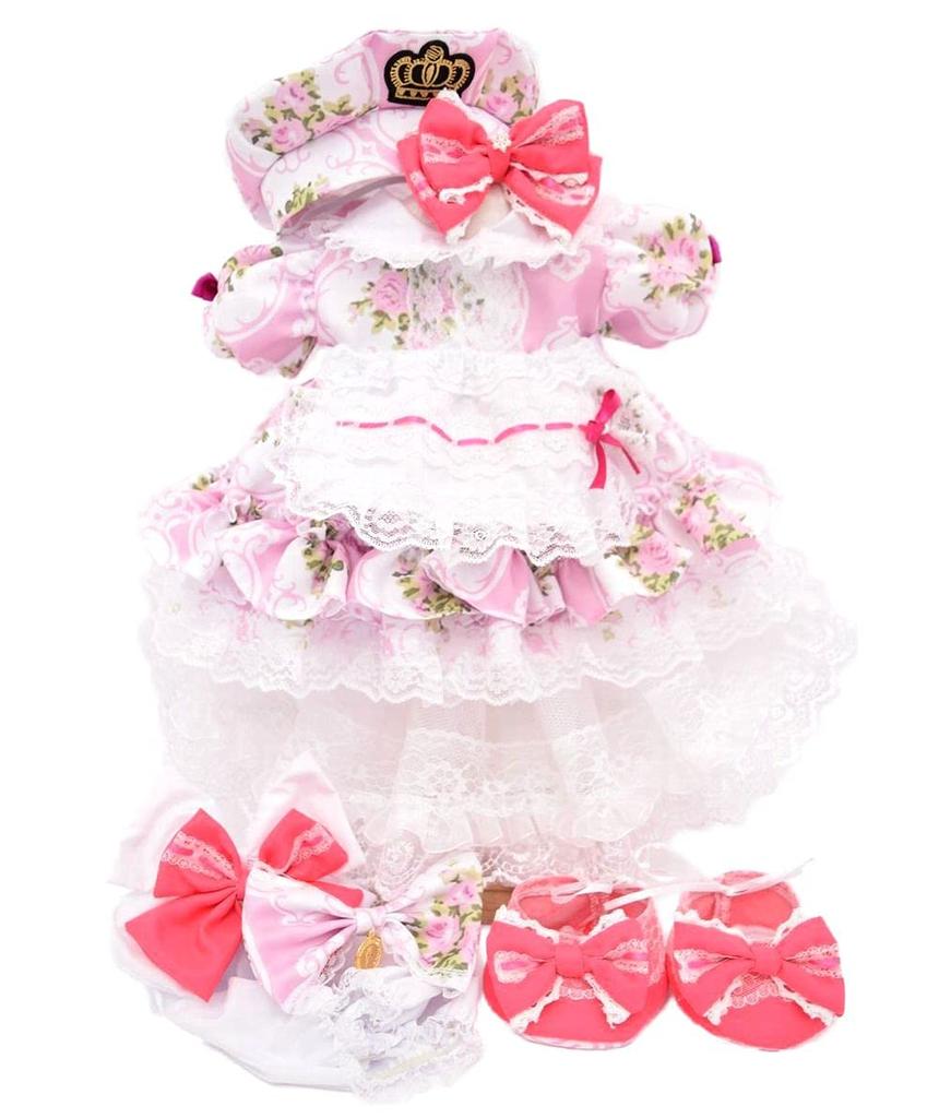 [Teddy Bear Mail Order Alice] ShellieMay Clothes Dress Up Costume Extra Large Dress Rose Body Not Included S Size