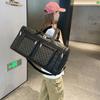 Сверхвместимая сумка ручной клади для коротких деловых поездок, простая дорожная сумка через плечо для работы на открытом воздухе, можно использовать для крепления к ручке чемодана