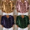 Polyester Long Sleeve Shirt Cardigan With Buttons For Casual Winter Wear