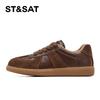 Saturday Retro German Training Shoes Women's 2025 Autumn New Versatile Sports and Leisure Shoes Soft Bottom Color blocked White Shoes