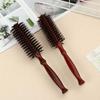 Portable Wooden Hairdressing Tool Hairbrush Boar Bristle Round Brush Round Hair Brush Styling Brush