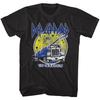 Def Leppard Men's T Shirt US Invasion Full Moon Metal Graphic Tees